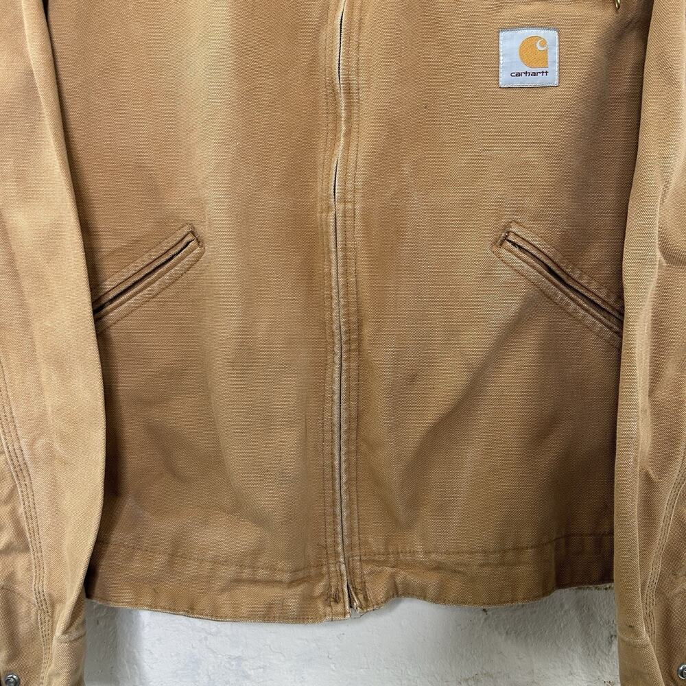 Vintage Carhartt Unlined Detroit Jacket “Brown” JU1216 J97 - Picture 4 of 14